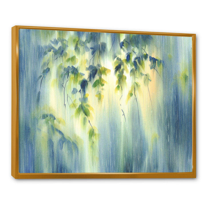 RaIn Falling Down In Green Lit Forest II