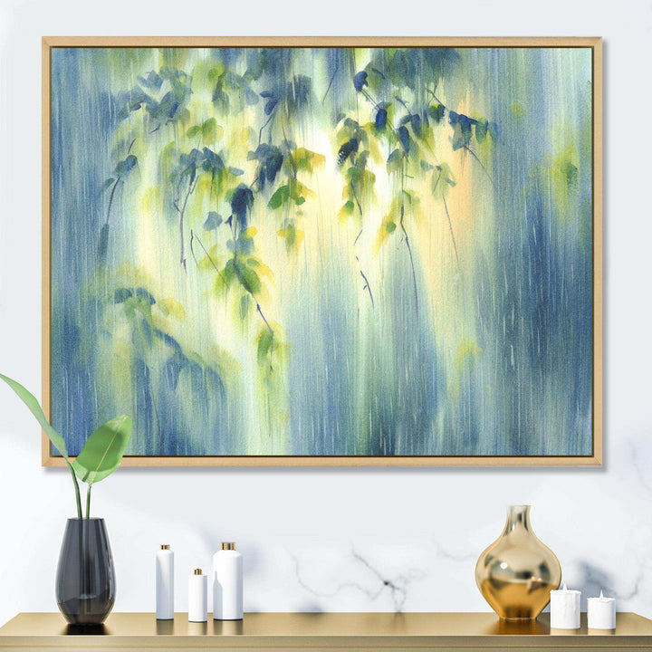 RaIn Falling Down In Green Lit Forest II