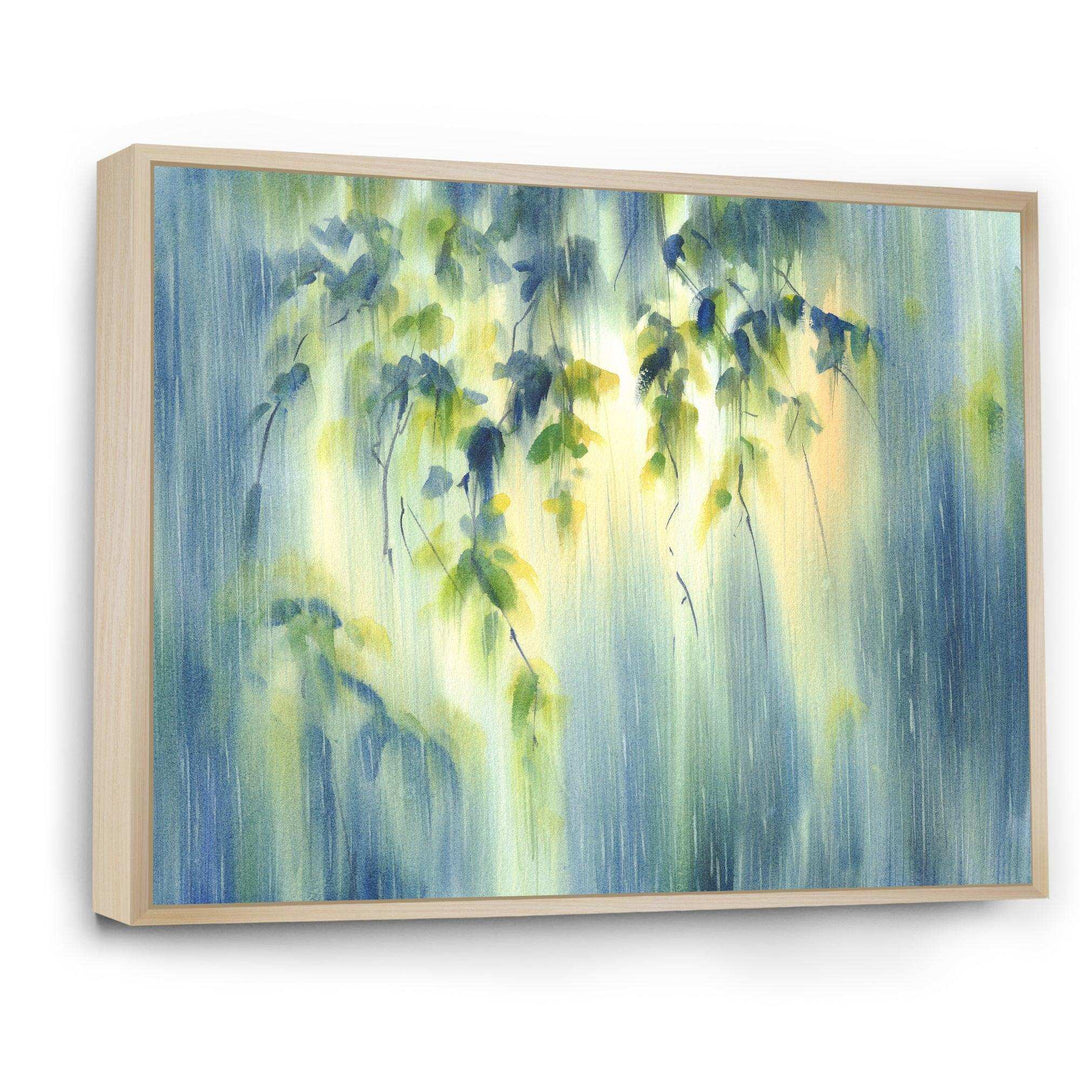 RaIn Falling Down In Green Lit Forest II