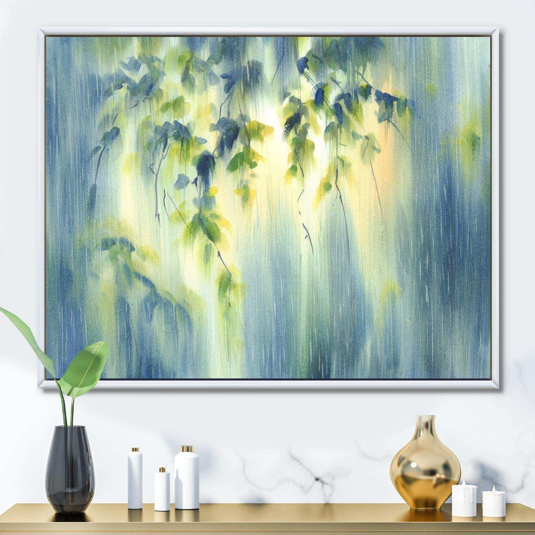 RaIn Falling Down In Green Lit Forest II