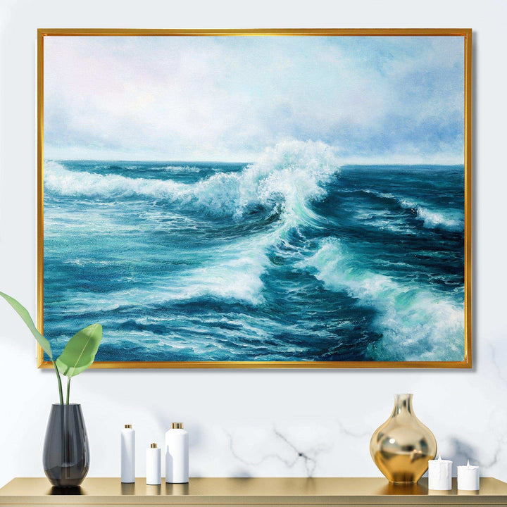 Wild Blue Ocean Waves II