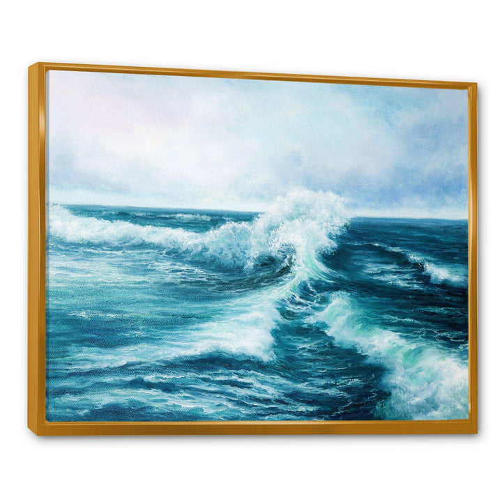 Wild Blue Ocean Waves II