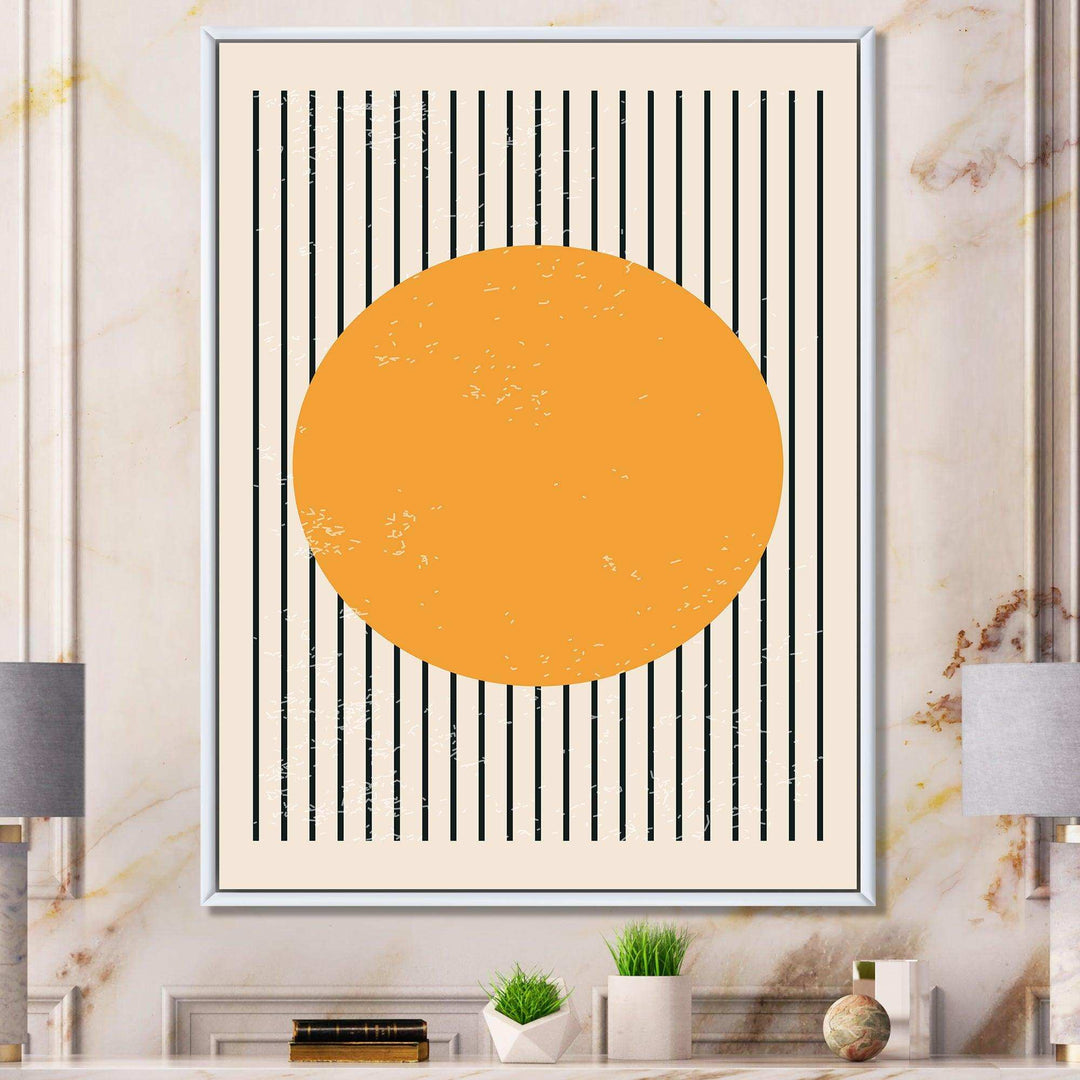 Minimal Geometric Compostions Of Elementary Forms XI - Modern Living Room Wall Decor