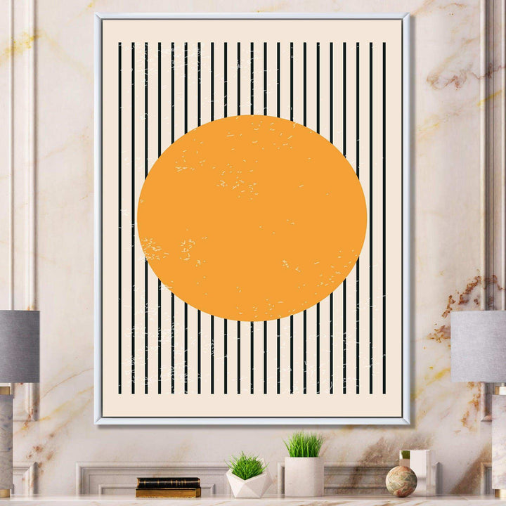 Minimal Geometric Compostions Of Elementary Forms XI - Modern Living Room Wall Decor