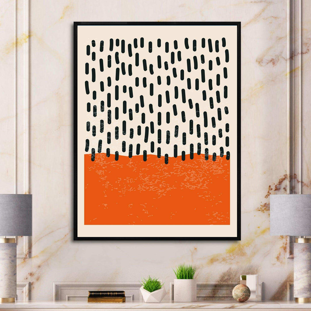 Minimal Geometric Compostions Of Elementary Forms XVII - Modern Living Room Wall Decor