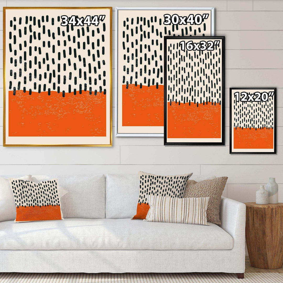 Minimal Geometric Compostions Of Elementary Forms XVII - Modern Living Room Wall Decor