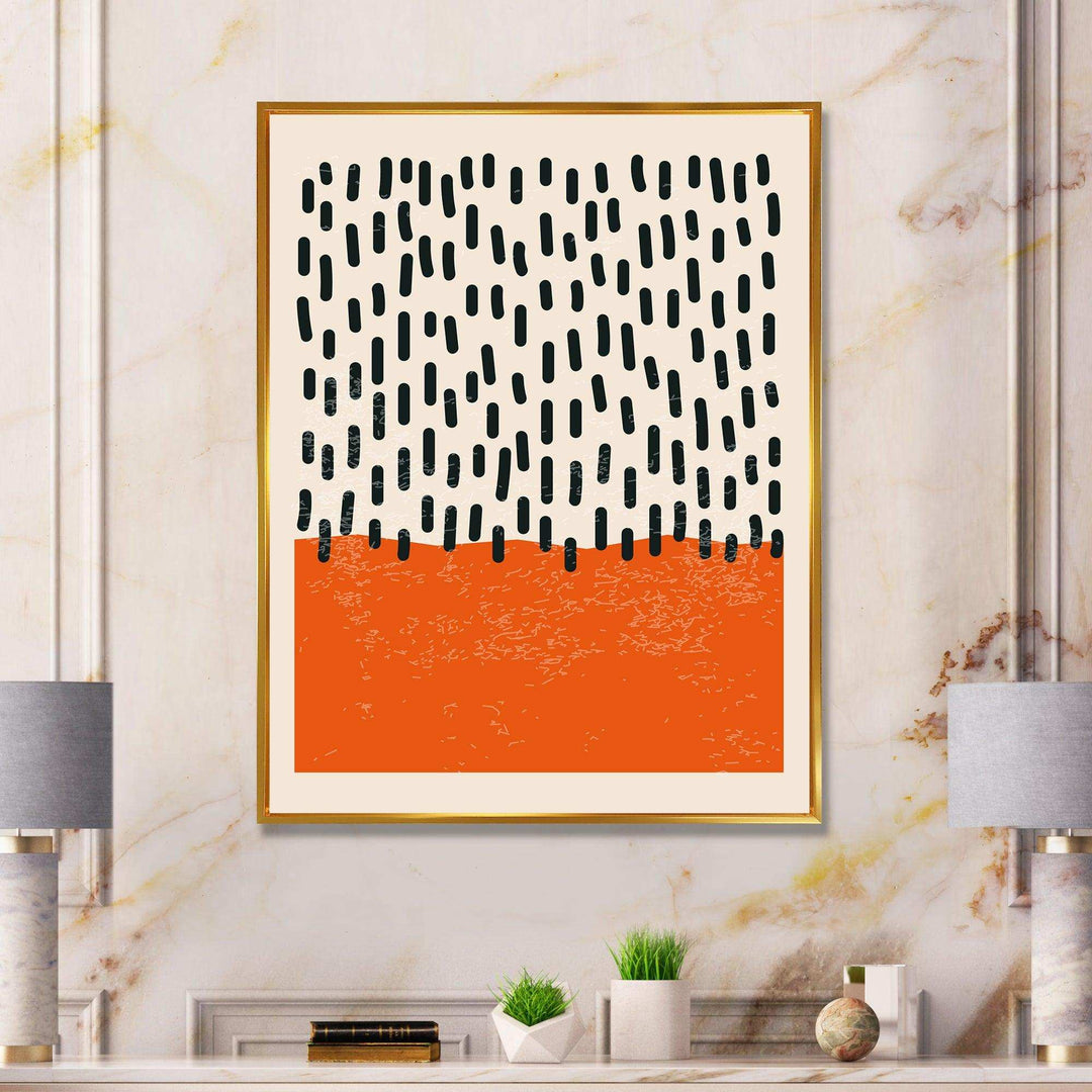 Minimal Geometric Compostions Of Elementary Forms XVII - Modern Living Room Wall Decor