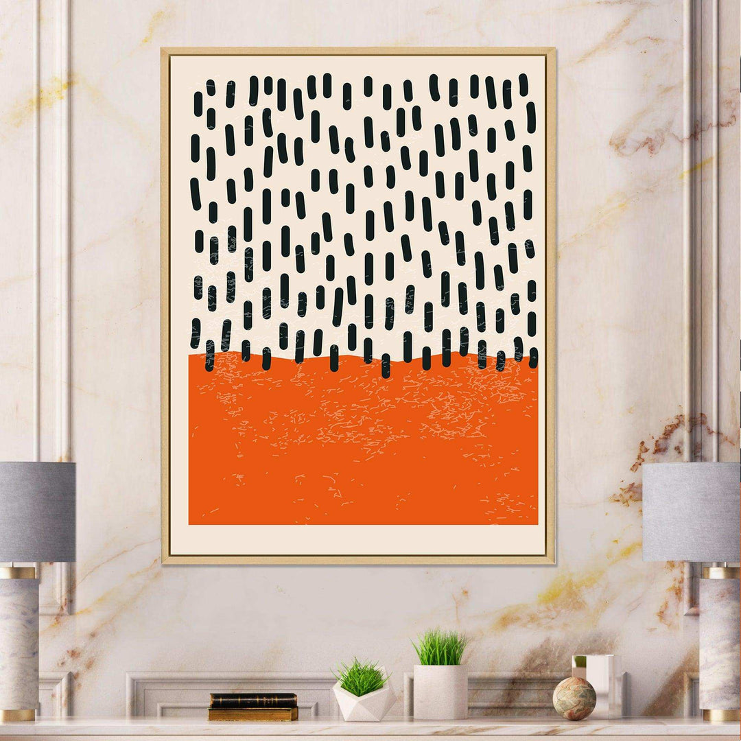 Minimal Geometric Compostions Of Elementary Forms XVII - Modern Living Room Wall Decor