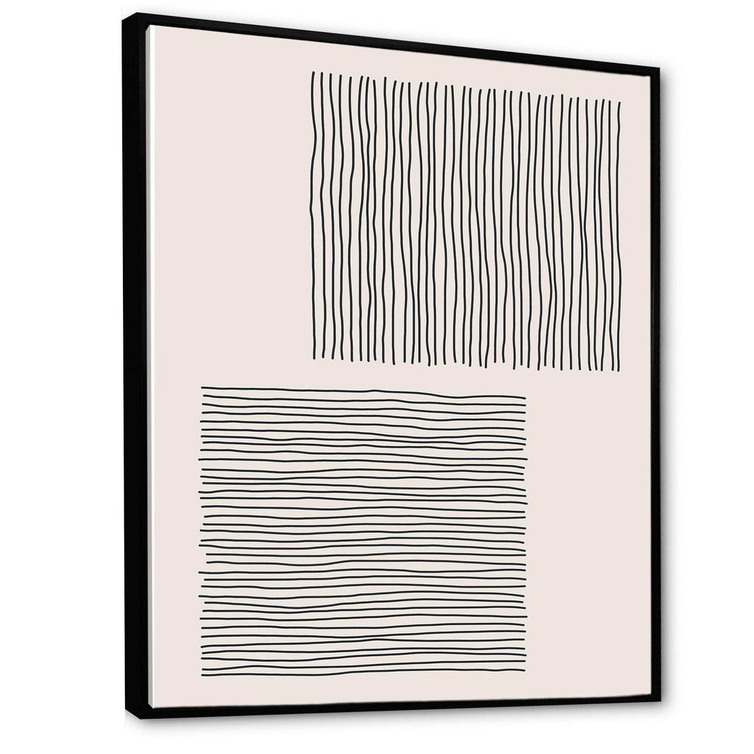 Minimal Geometric Compostions Of Elementary Forms XX - Modern Bedroom Wall Art