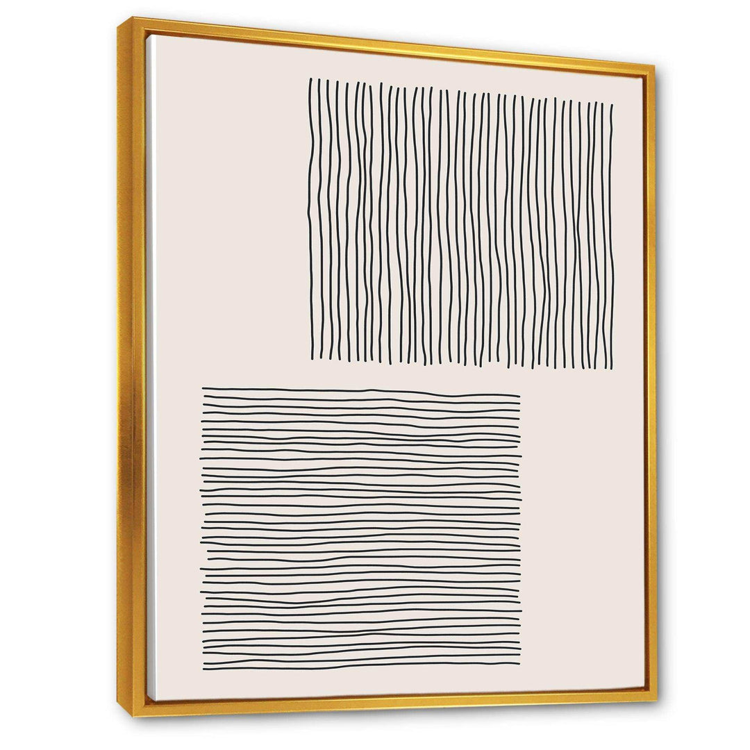 Minimal Geometric Compostions Of Elementary Forms XX - Modern Bedroom Wall Art