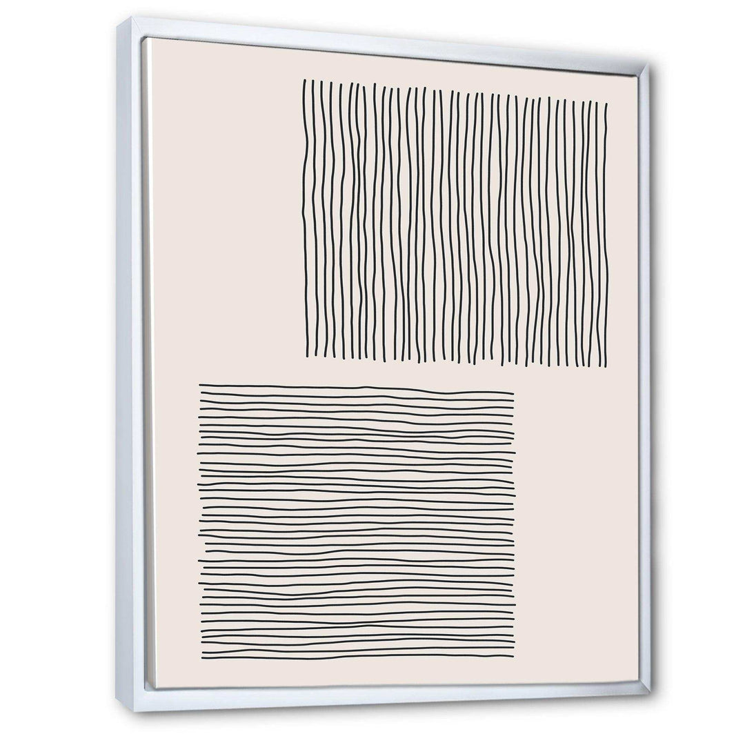 Minimal Geometric Compostions Of Elementary Forms XX - Modern Bedroom Wall Art