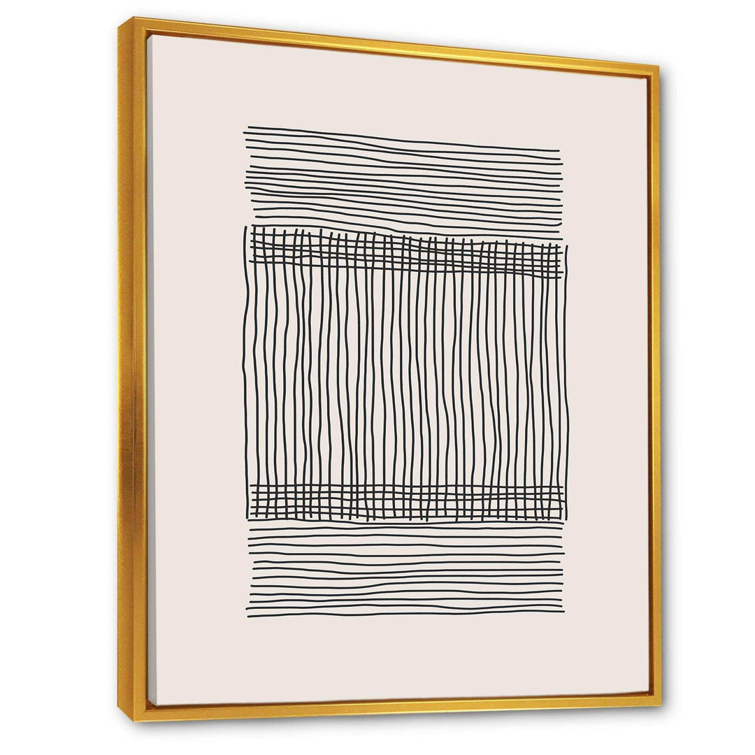 Minimal Geometric Compostions Of Elementary Forms XXII - Modern Canvas Wall Art