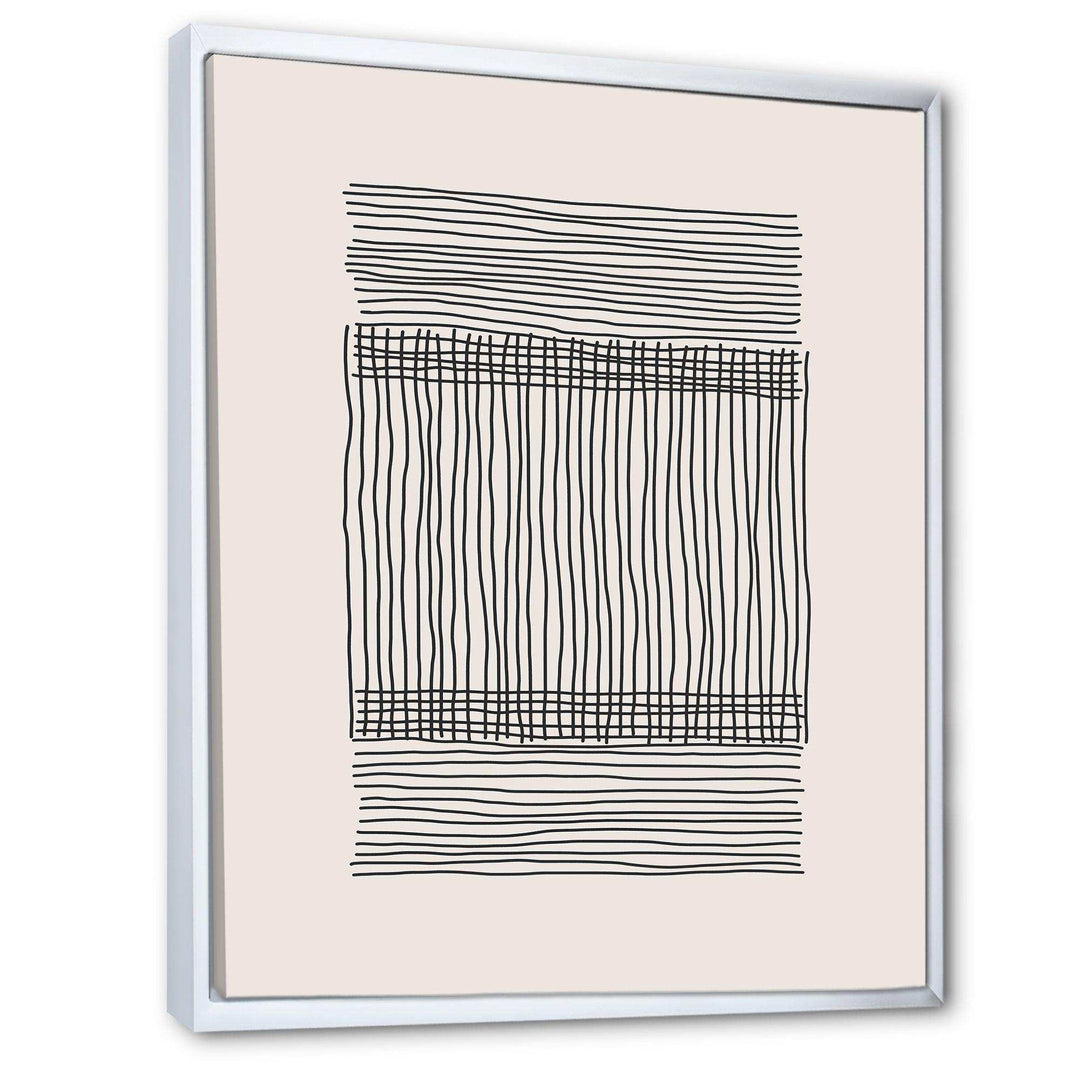Minimal Geometric Compostions Of Elementary Forms XXII - Modern Canvas Wall Art