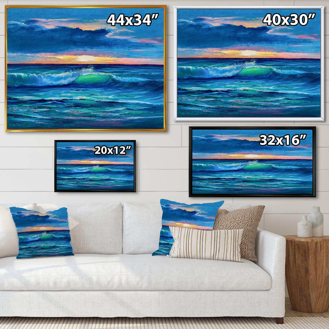 Sunshine Reflecting Throug Braking Waves IX