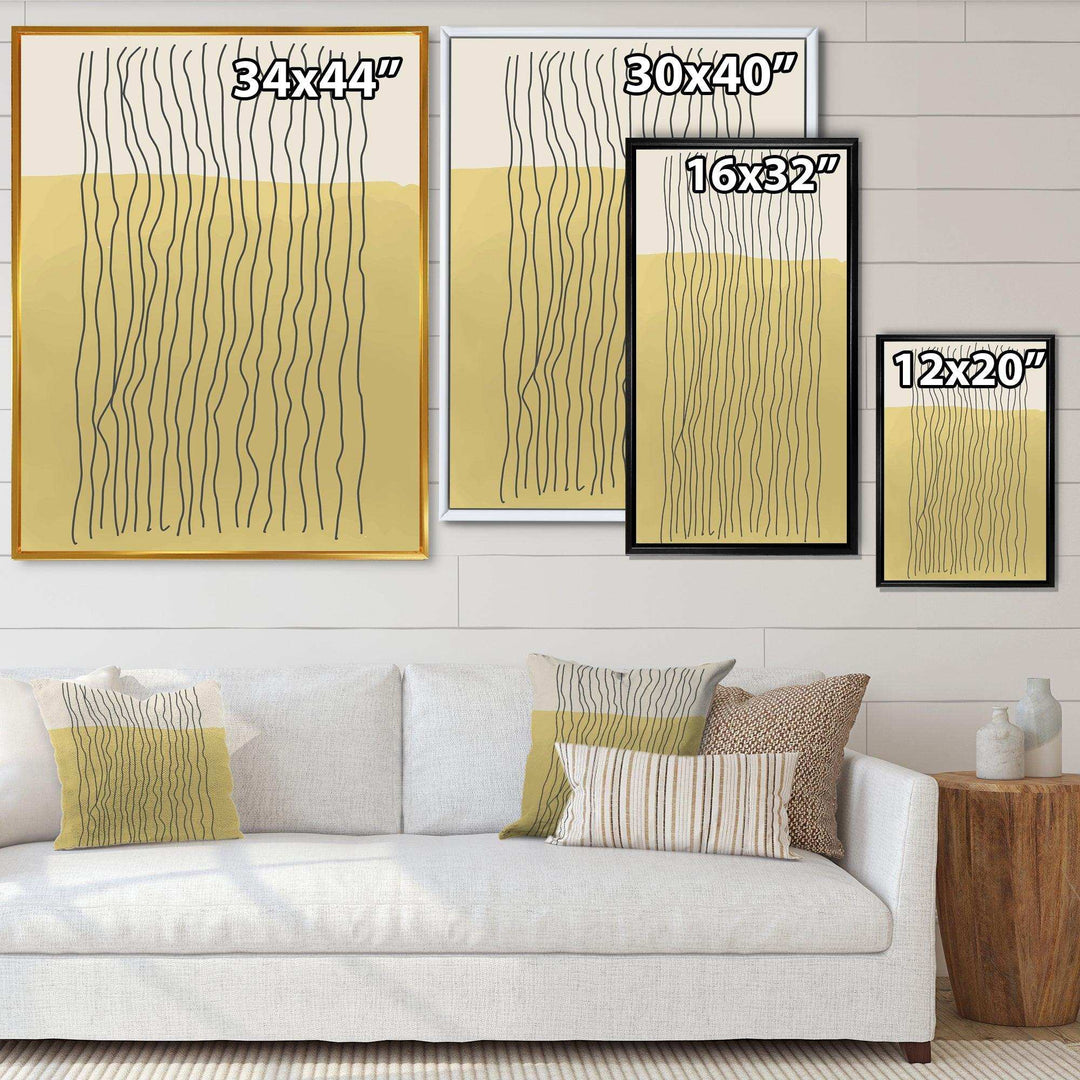 Minimal Geometric Compostions Of Elementary Forms XXXII - Modern Living Room Wall Decor