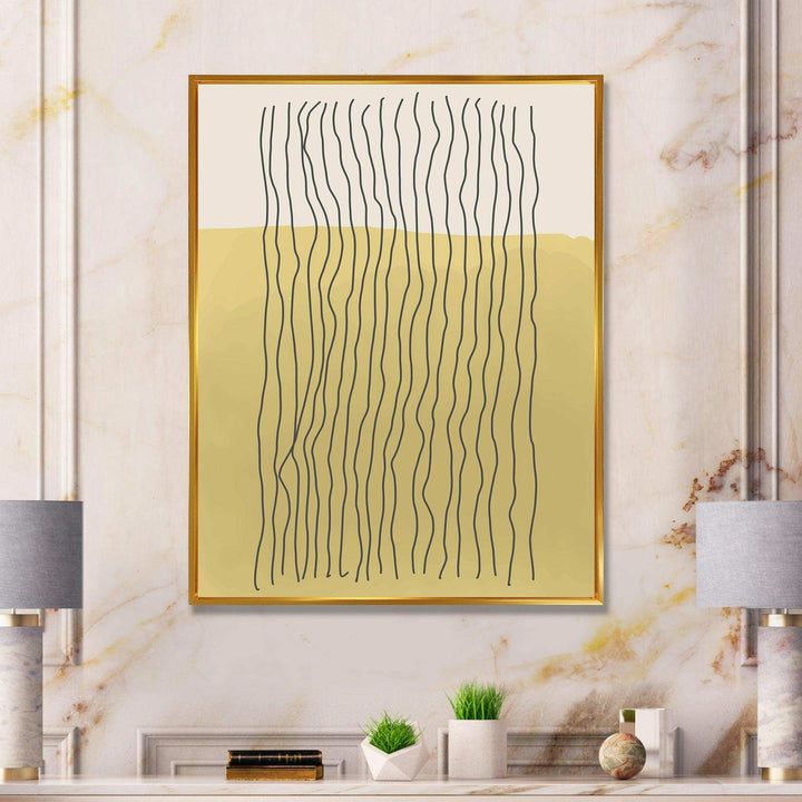 Minimal Geometric Compostions Of Elementary Forms XXXII - Modern Living Room Wall Decor