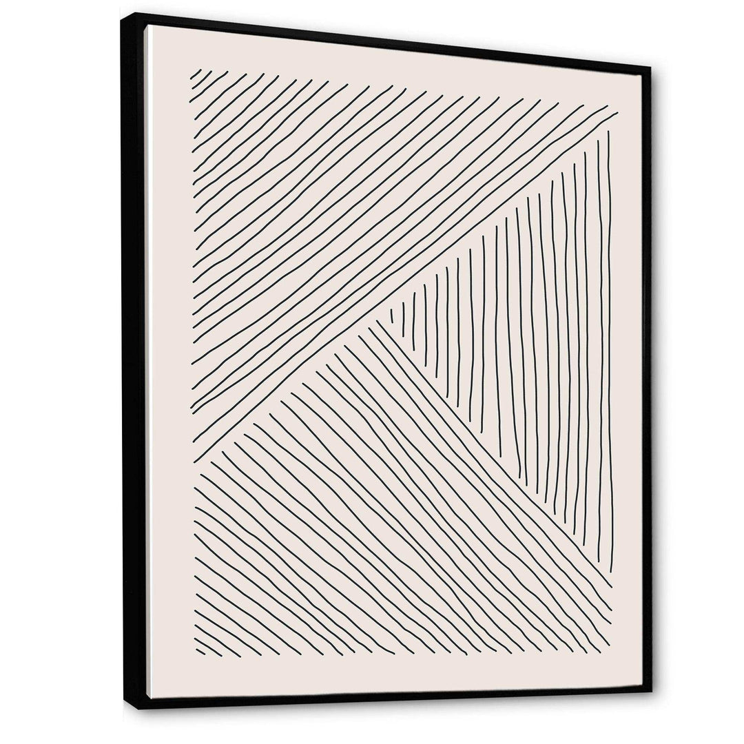 Minimal Geometric Lines II - Modern Bedroom Wall Art