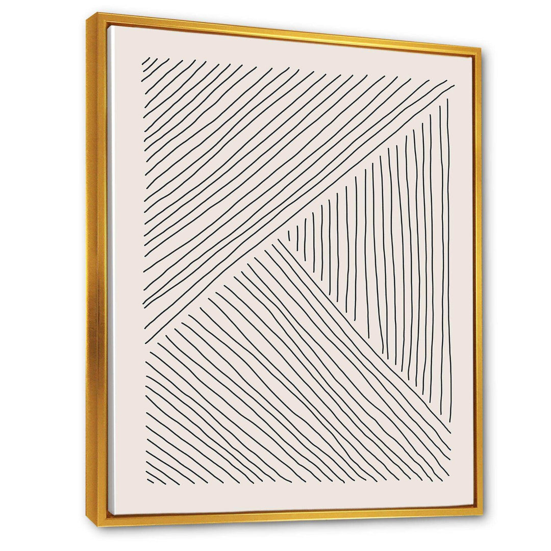 Minimal Geometric Lines II - Modern Bedroom Wall Art