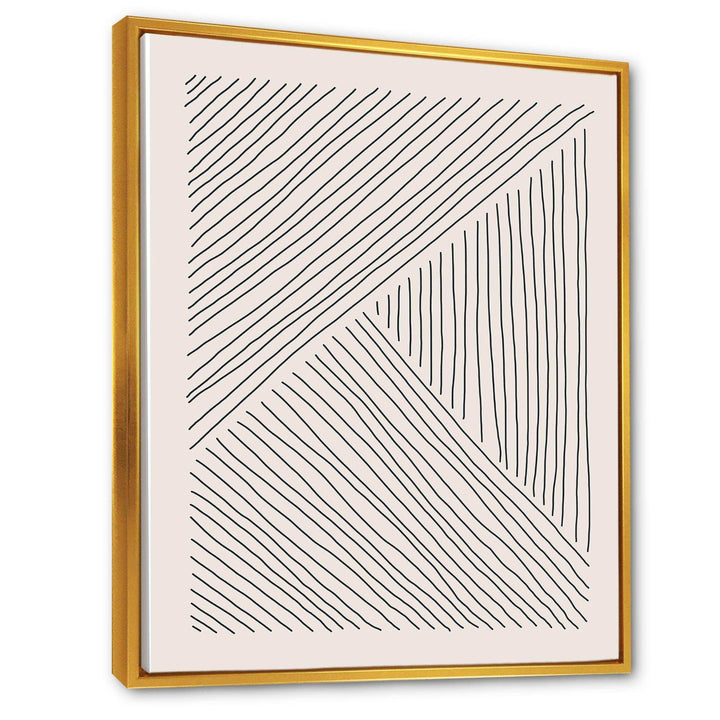 Minimal Geometric Lines II - Modern Bedroom Wall Art