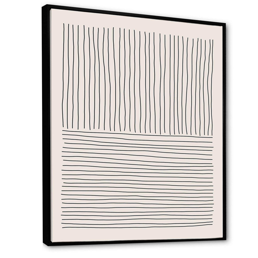 Minimal Geometric Lines III - Modern Bedroom Wall Art