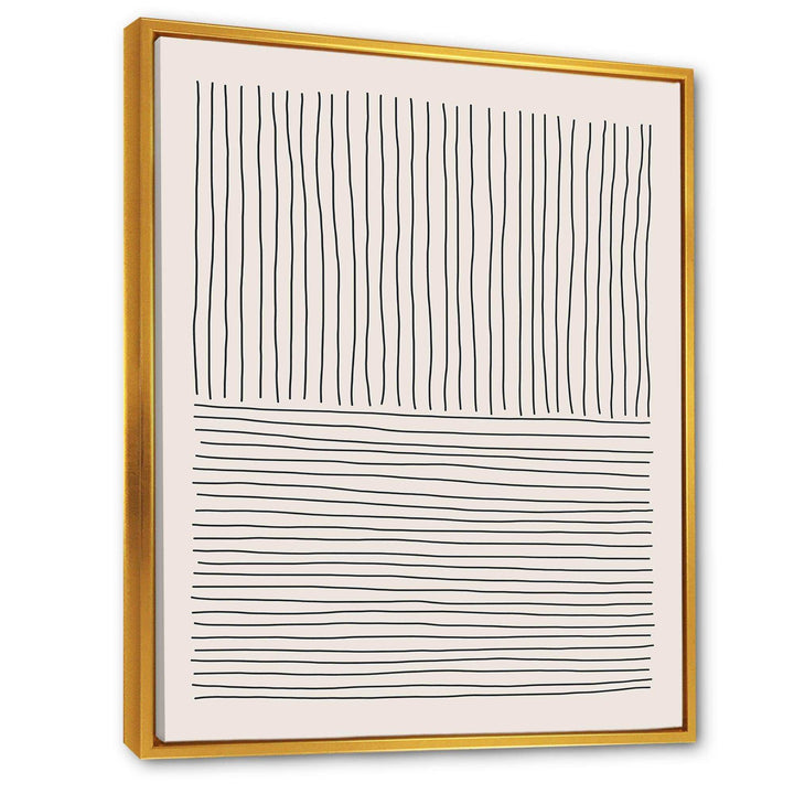 Minimal Geometric Lines III - Modern Bedroom Wall Art