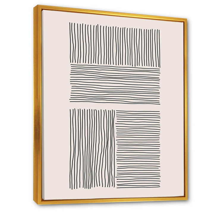 Minimal Geometric Lines And Squares IV - Modern Wall Art Prints