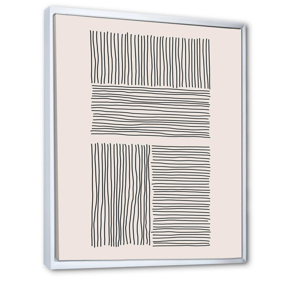 Minimal Geometric Lines And Squares IV - Modern Wall Art Prints