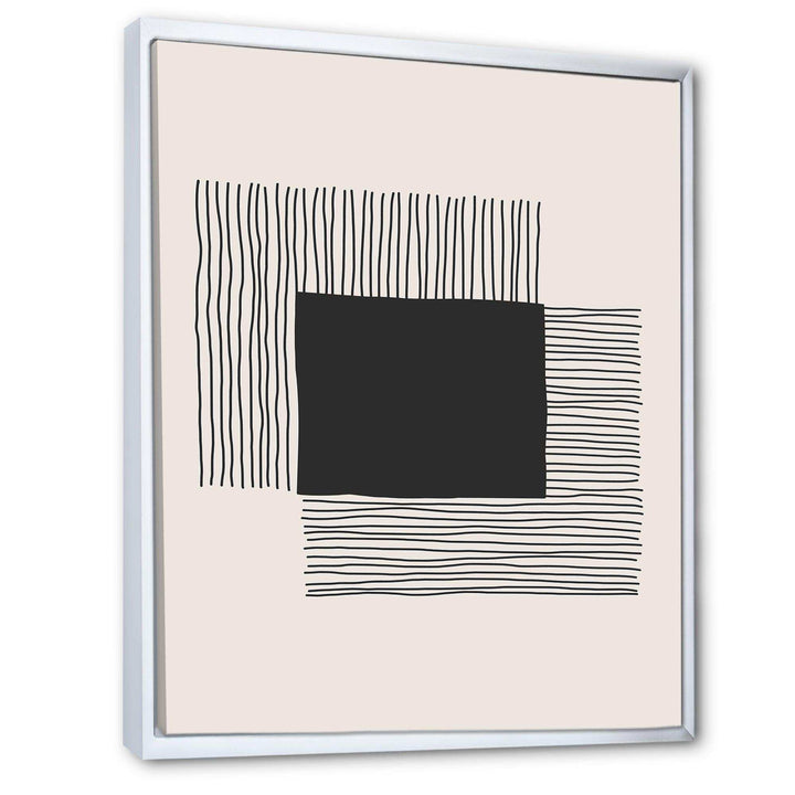 Minimal Geometric Lines And Squares VI - Modern Living Room Wall Decor