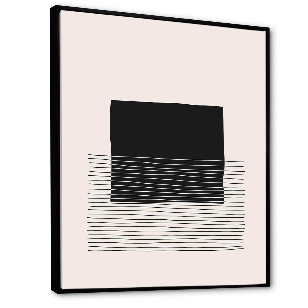 Minimal Geometric Lines And Squares VIII - Modern Canvas Wall Art