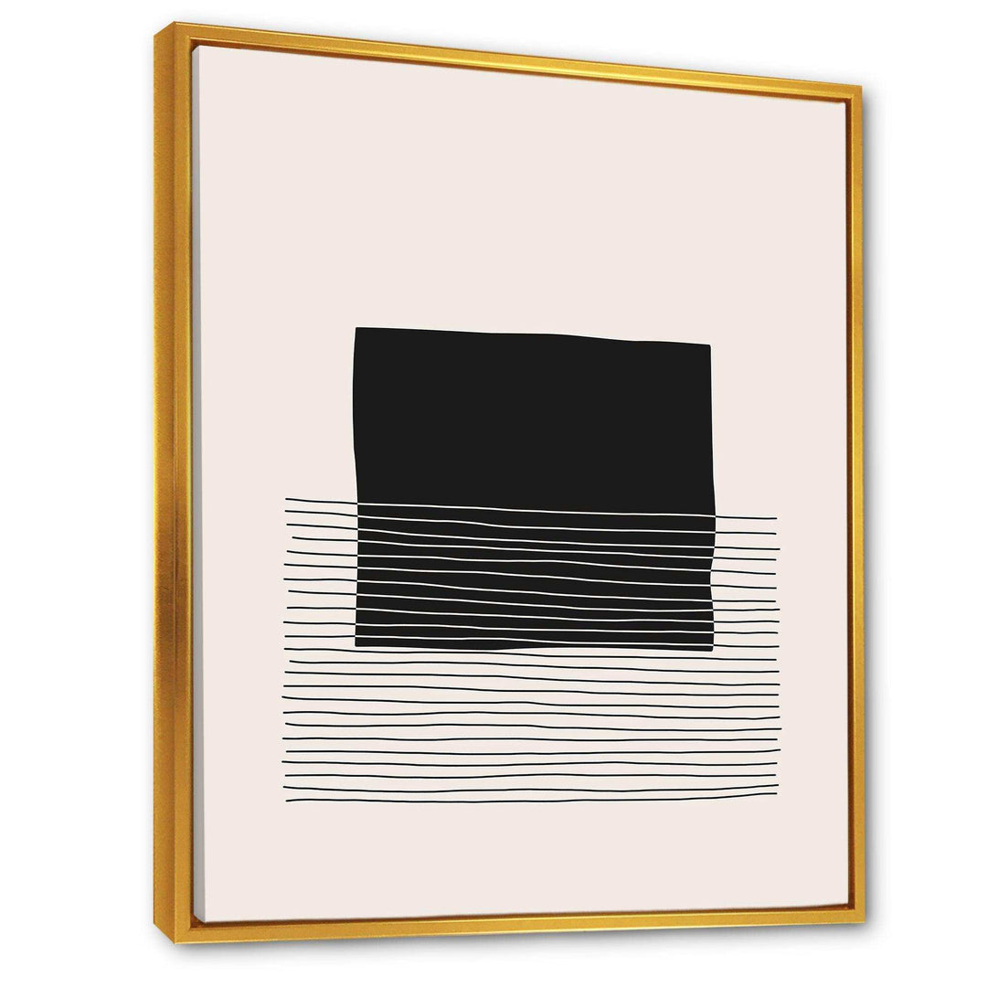 Minimal Geometric Lines And Squares VIII - Modern Canvas Wall Art