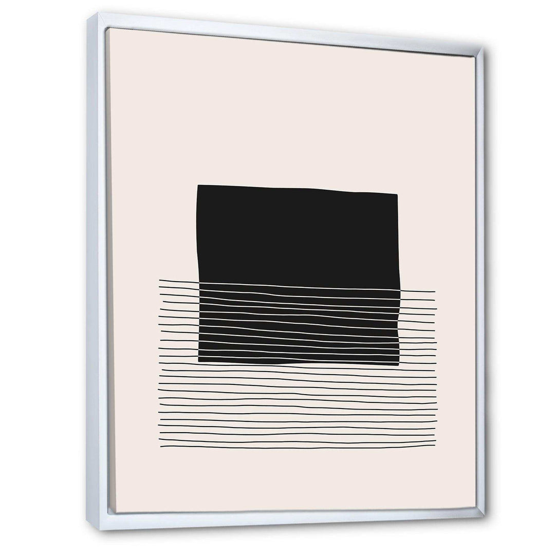 Minimal Geometric Lines And Squares VIII - Modern Canvas Wall Art