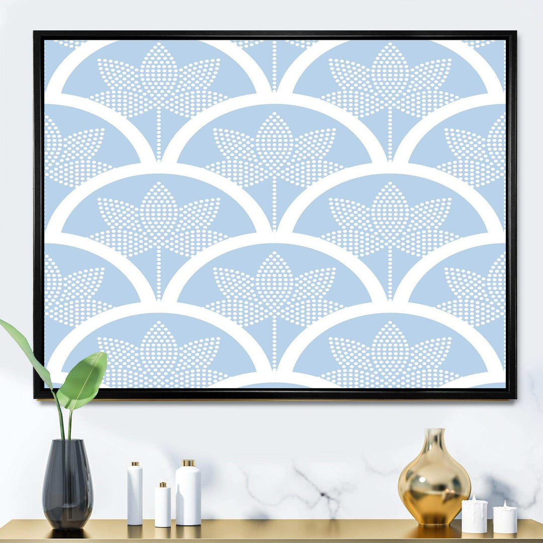 Japanese style Half-circle pattern - Living Room Wall Decor