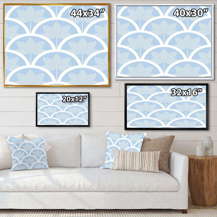 Japanese style Half-circle pattern - Living Room Wall Decor