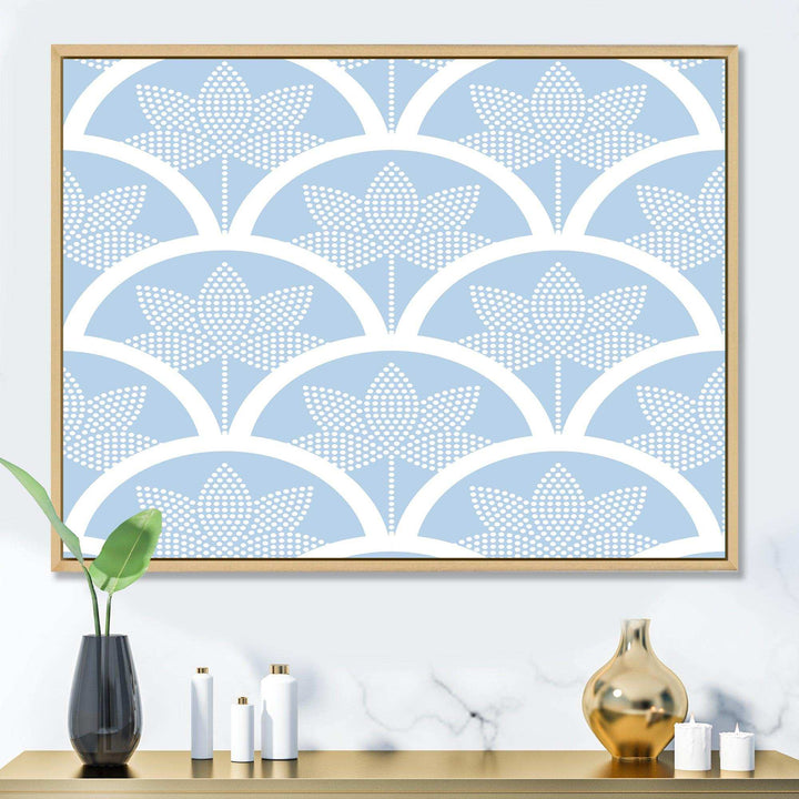 Japanese style Half-circle pattern - Living Room Wall Decor