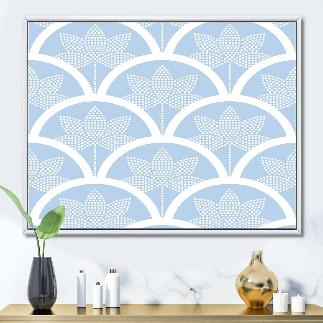 Japanese style Half-circle pattern - Living Room Wall Decor