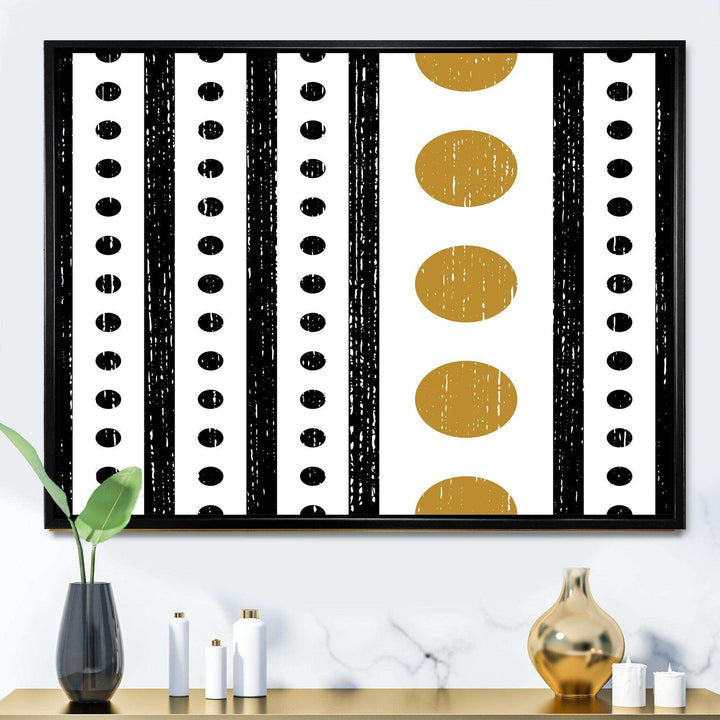 Retro Geometrical Abstract Minimal Pattern VI - Bedroom Wall Art