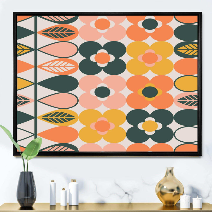 Botanical Retro Design I - Bedroom Wall Art