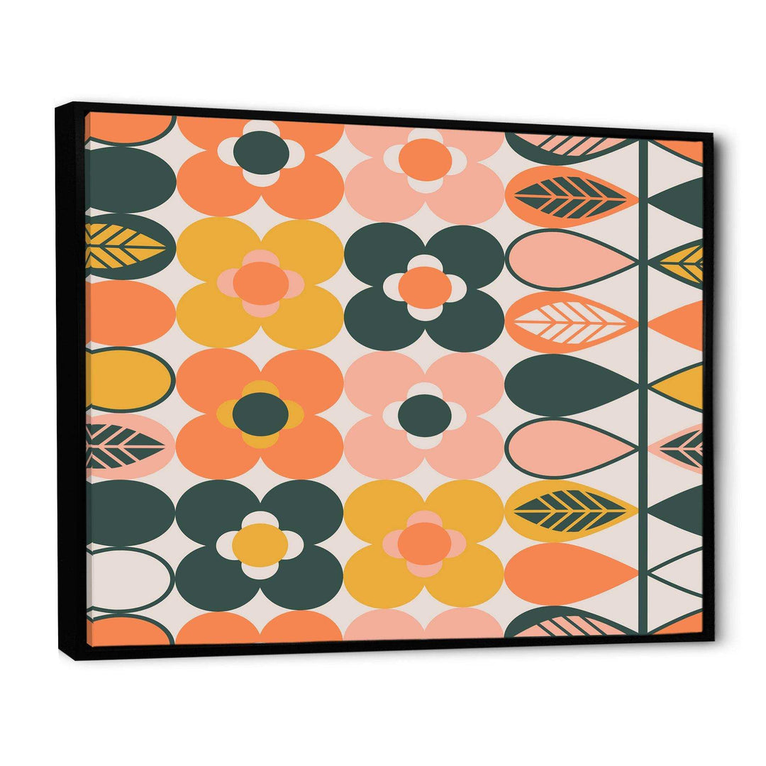 Botanical Retro Design I - Bedroom Wall Art