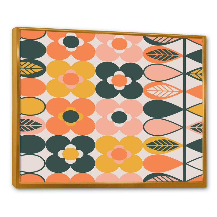Botanical Retro Design I - Bedroom Wall Art
