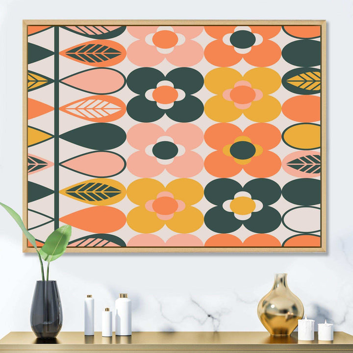 Botanical Retro Design I - Bedroom Wall Art