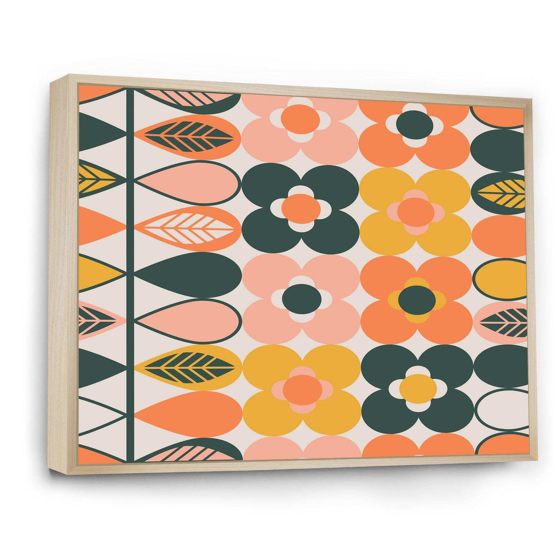 Botanical Retro Design I - Bedroom Wall Art