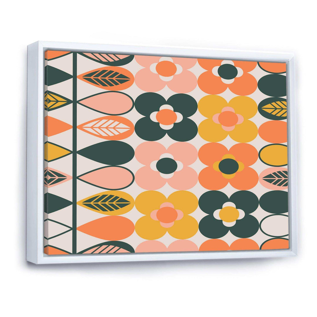 Botanical Retro Design I - Bedroom Wall Art
