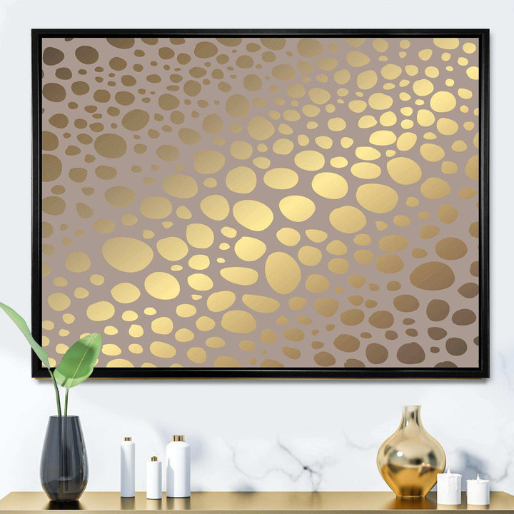 Golden Marble Design III - Canvas Wall Art