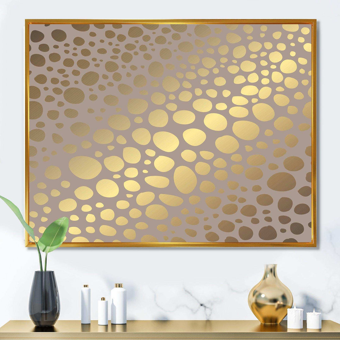 Golden Marble Design III - Canvas Wall Art