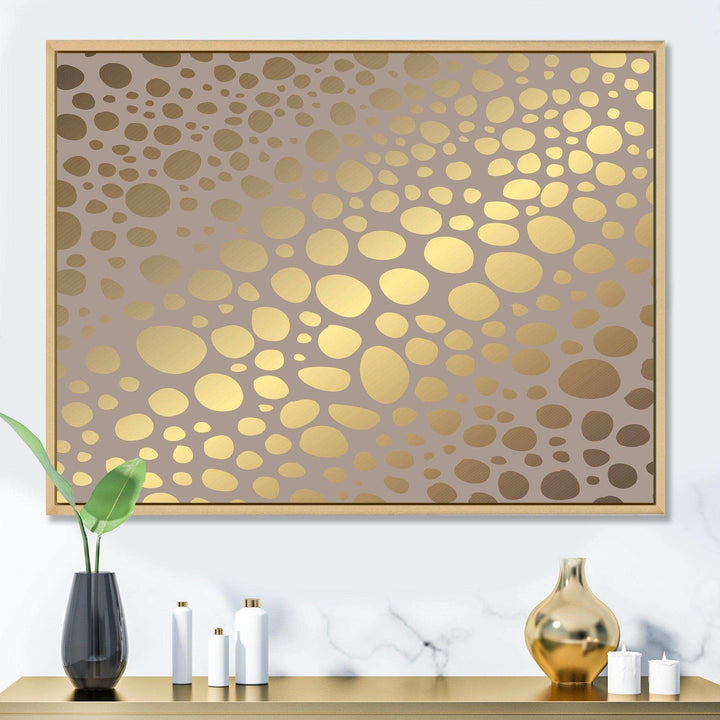 Golden Marble Design III - Canvas Wall Art