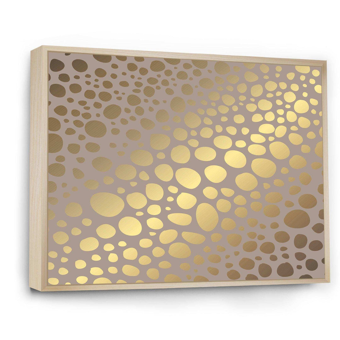 Golden Marble Design III - Canvas Wall Art