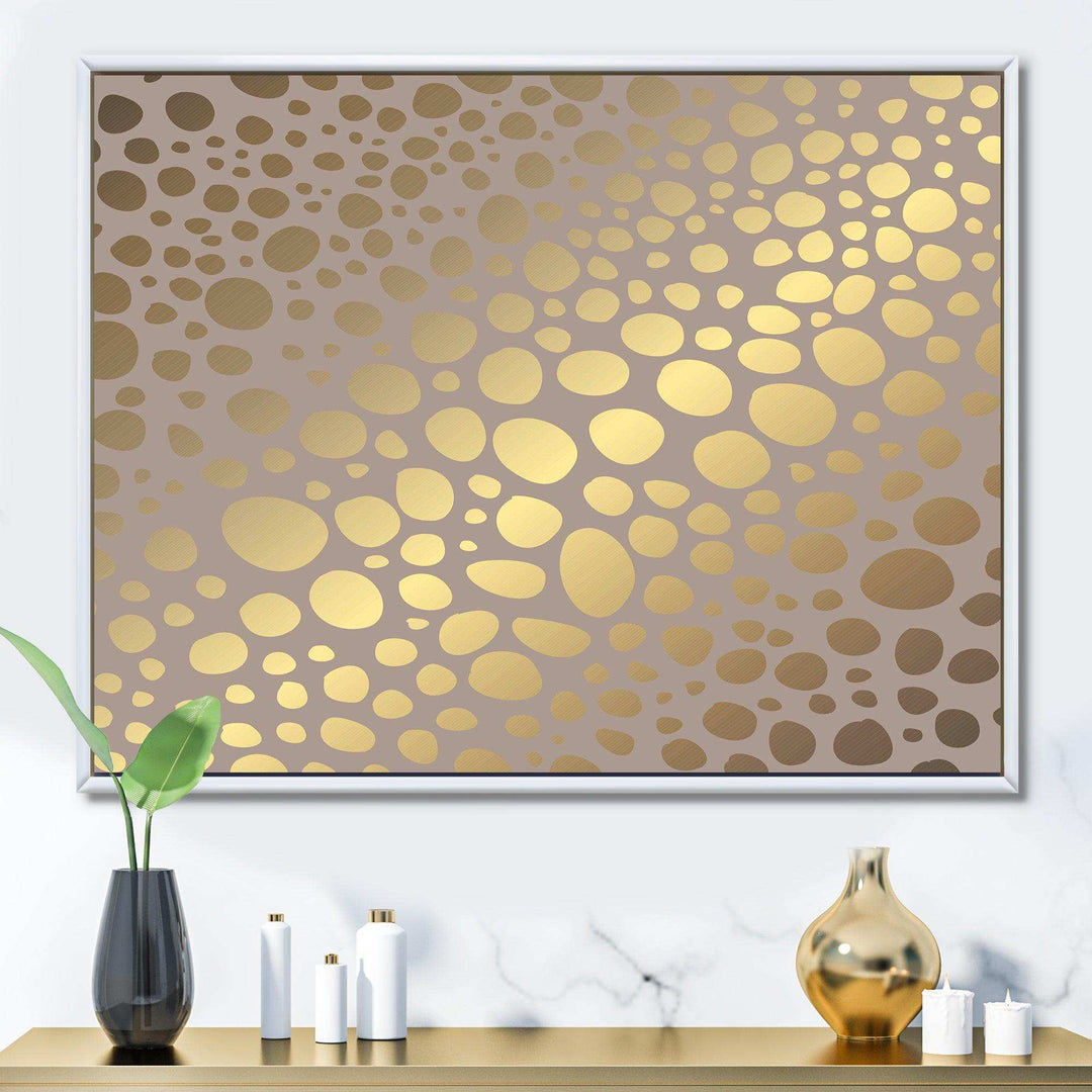Golden Marble Design III - Canvas Wall Art
