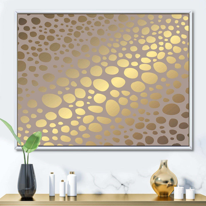 Golden Marble Design III - Canvas Wall Art
