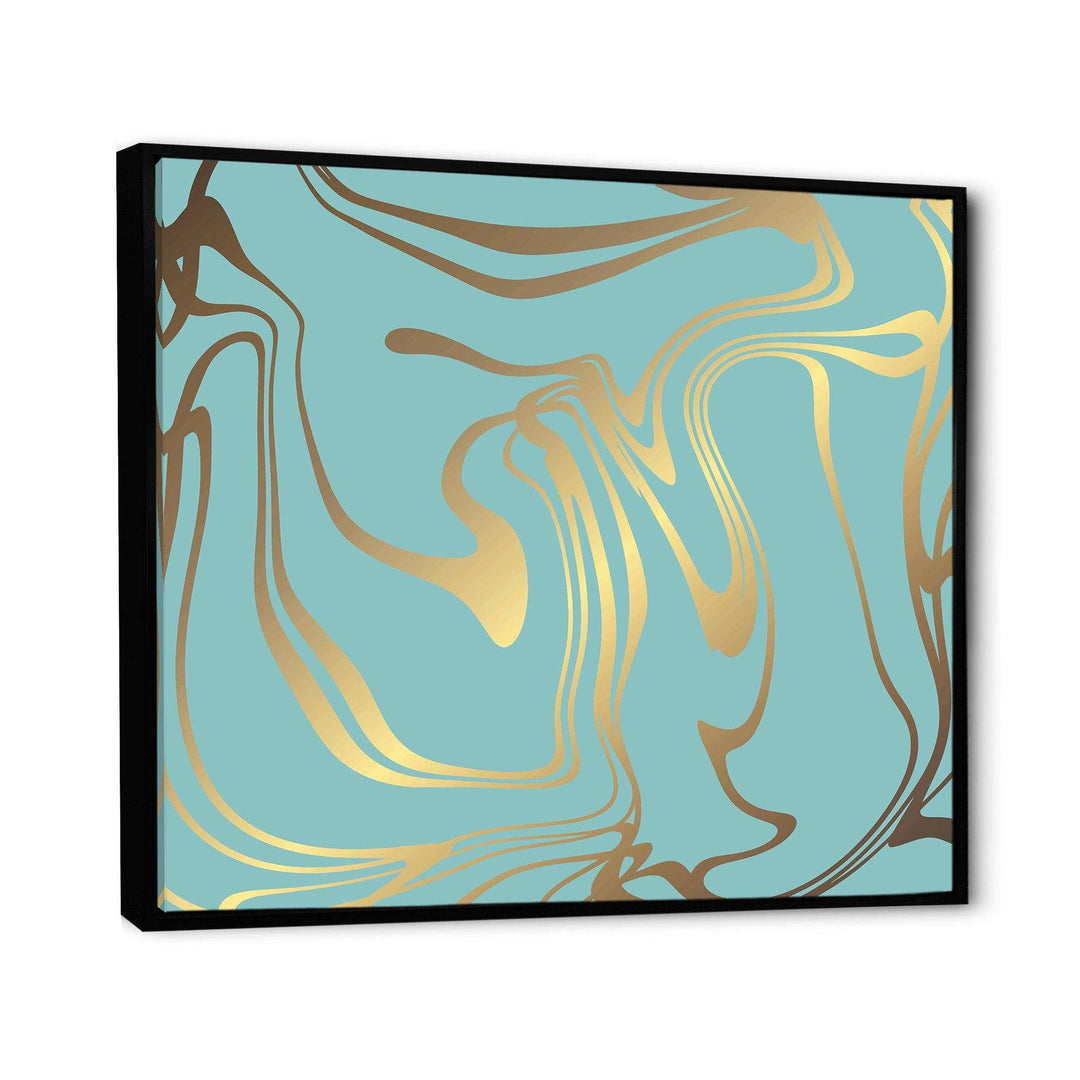Golden Marble Design I - Wall Art Prints
