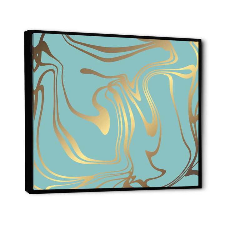 Golden Marble Design I - Wall Art Prints